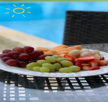 <p>Доброе вкусное утро в Доминикане 🍉🍌🍍🥑
Пусть Ваше утро начинается с солнца и моря, радостных мыслей и чувства блаженства, вкусного завтрака и спокойствия, что никуда не надо спешить 🌴☀️<p>